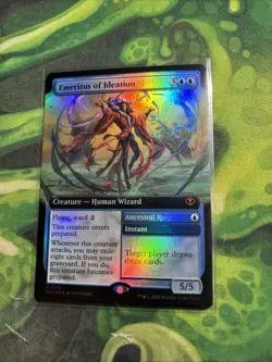 Emeritus of Ideation (Extended Art) Foil - Secrets of Strixhaven Magic MTG - Image 2