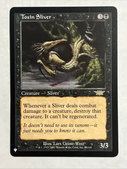Toxin Sliver The List Reprints Regular - Image 1