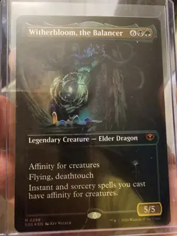 Witherbloom, the Balancer (Borderless) Secrets of Strixhaven Foil - Image 1