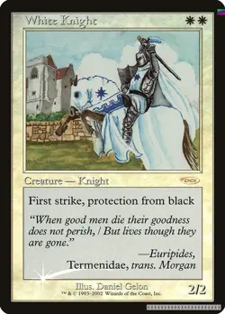 White Knight [FNM - ] - MP [Foil] TCG MTG - Image 1