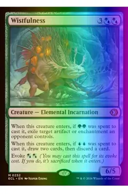 1x MTG Lorwyn Eclipsed - Wistfulness *FOIL* NM Mint! - Image 1