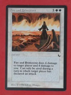 MTG Singles - Fire and Brimstone - The Dark -K311 - Image 1