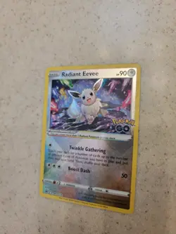 Pokemon GO TCG Radiant Eevee SWSH230 Promo Card Near Mint - Image 2