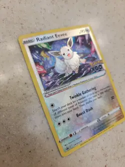 Pokemon GO TCG Radiant Eevee SWSH230 Promo Card Near Mint - Image 3
