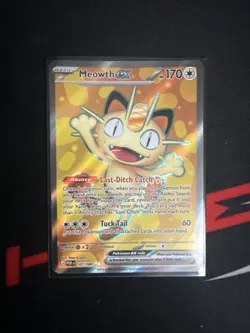 2026 Pokemon Meowth ex 107/088 Me03: Perfect Order Holo - Image 1