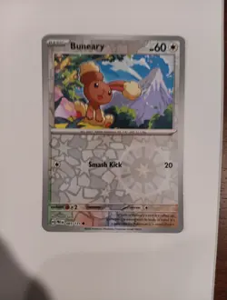 Pokemon Buneary 083/131 Prismatic Evolutions Reverse Holo Common 4 Card Lot - Image 1