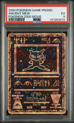 2000 POKEMON GAME MOVIE POKEMON 2000 MOVIE ANCIENT MEW PSA 5 - Image 1
