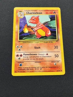 Pokemon TCG Charmeleon 24/102 Base Set Uncommon LP 1999 WoTC Unlimited - Image 2
