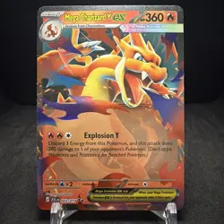 Mega Charizard Y ex 022/217 Me: Ascended Heroes Holo Pokemon Card - Image 1