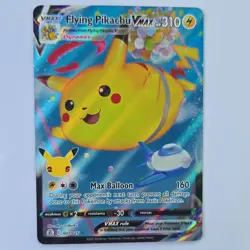 Pokemon Pikachu VMAX Vivid Voltage Ultra Rare Holo 044/185 Vmax 310 HP - Image 1