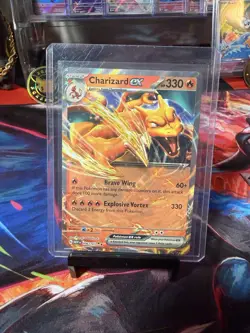 Pokemon TCG Charizard EX 006/165 Scarlet & Violet 151 Double Rare - Image 1