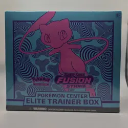 Fusion Strike Pokemon Center Elite Trainer Box PC ETB Sealed With Acrylic Case - Image 2