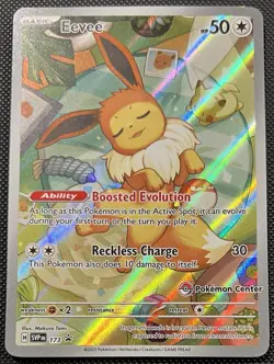 2025 Eevee Pokemon Center SVP 173 Black Star Promo Prismatic Evolutions NM - Image 1