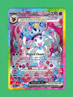 Sylveon Ex Pokemon Prismatic Evolutions SIR 156/131 NM - Image 1