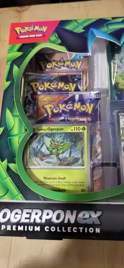 Pokemon: Teal Mask Ogerpon ex Premium Collection Promo Factory Sealed - Image 2