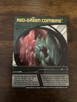 RED - GREEN COMBINE Bakugan 2 Battle Brawlers Ability Card SEGA 45/48i - Image 1