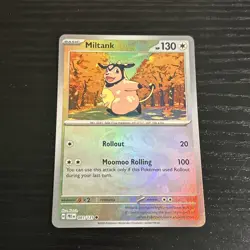 Pokemon TCG Miltank 81/131 Prismatic Evolutions Masterball - Image 1