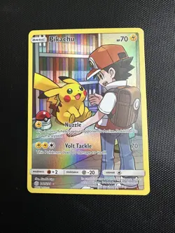 Pikachu 241/236 Cosmic Eclipse Secret Rare Pokemon Card - Image 1
