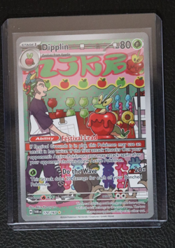 Dipplin 170/167 Pokemon Twilight Masquerade Illustration Rare Full Art Holo NM - Image 1
