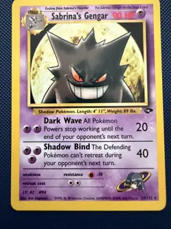 Pokemon - Sabrina's Gengar 29/132, Gym Challenge, Rare - NM - Image 2
