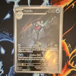 Pokemon TCG Palafin 225/091 SV Paldean Fates Illustration Rare Holo 150 HP - Image 1