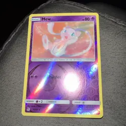 Mew 32/68 Hidden Fates Reverse Holo Pokemon TCG - LP - Image 1