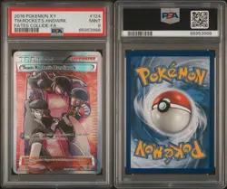 PSA 9 Team Rocket’s Handiwork Pokemon XY Fates Collide Full Art 124/124 - Image 3