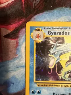 Gyarados 6/102 Base Set Unlimited Holo Rare Vintage WoTC 1999 Pokemon TCG LP - Image 2