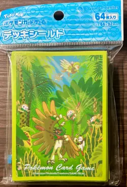 Pokemon Center Deck Shield Rowlet Decidueye Forest Sleeves 64pcs Japan Unopened - Image 1
