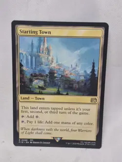 Starting Town Final Fantasy Starting Town RARE Card 0289 Magic the Gathering-NM - Image 1
