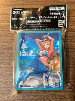 Nami ONE PIECE Card Game Oﬃcial Card Sleeves 4 New Sealed Authentic 1 Pack - Image 1