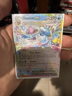 Glaceon ex 026/131 Pokemon TCG Holiday Calendar 2025 Festive Stamp Promo Card - Image 1