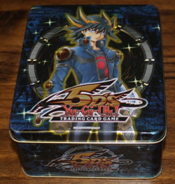 Yugioh 5DS 2009 Empty Card Collectible Tin (2 minor dents) - Image 1