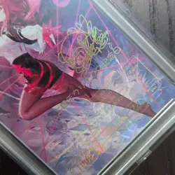 Honkai Star Rail KAFKA Waifu GOLD SIGNATURE Holo Foil TCG Card Slab SB29 - Image 4