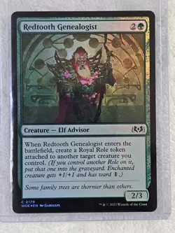 MTG Redtooth Genealogist FOIL - Wilds of Eldraine (WOE) #179 Magic Card NM - Image 5