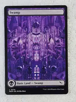 MTG Swamp #274 Full Art Murders at Karlov Manor Magic Card Land NM - Image 2