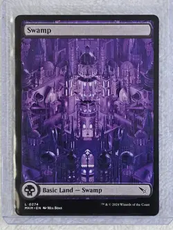 MTG Swamp #274 Full Art Murders at Karlov Manor Magic Card Land NM - Image 4