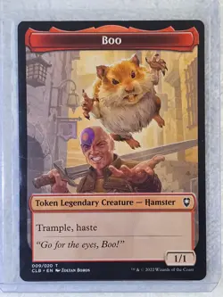 MTG Boo Token Art Card #9 Battle for Baldur's Gate Magic Card Token NM - Image 5