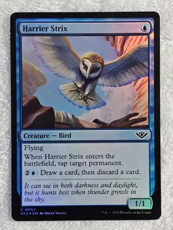 MTG Harrier Strix FOIL - Outlaws of Thunder Junction (OTJ) #52 Magic Card NM - Image 2