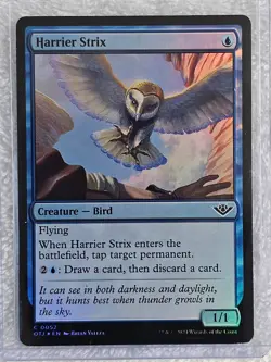 MTG Harrier Strix FOIL - Outlaws of Thunder Junction (OTJ) #52 Magic Card NM - Image 4