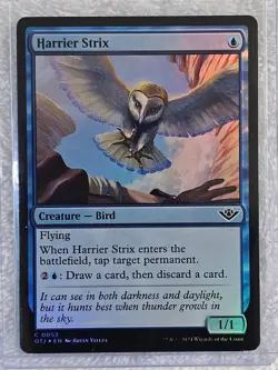 MTG Harrier Strix FOIL - Outlaws of Thunder Junction (OTJ) #52 Magic Card NM - Image 5