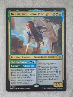 MTG Kellan, Inquisitive Prodigy #212 Murders at Karlov Manor Magic Card Rare NM - Image 1