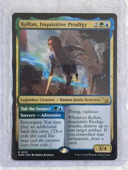 MTG Kellan, Inquisitive Prodigy #212 Murders at Karlov Manor Magic Card Rare NM - Image 4