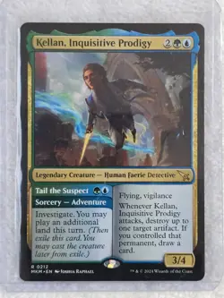 MTG Kellan, Inquisitive Prodigy #212 Murders at Karlov Manor Magic Card Rare NM - Image 5