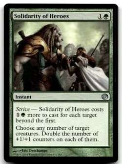 MTG Solidarity of Heroes U Journey Into Nyx 141 LP - Image 1