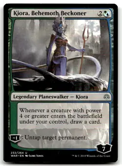 MTG Kiora, Behemoth Beckoner U War of the Spark 232 LP - Image 1