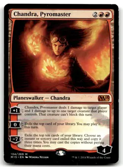 MTG Chandra, Pyromaster M Magic 2015 (M15) 134 LP - Image 1