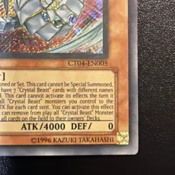 Rainbow Dragon Limited Edition Secret Rare CT04-EN005 Yu-Gi-Oh! Collector Tins - Image 4