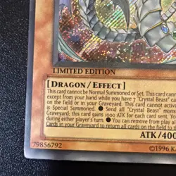 Rainbow Dragon Limited Edition Secret Rare CT04-EN005 Yu-Gi-Oh! Collector Tins - Image 5
