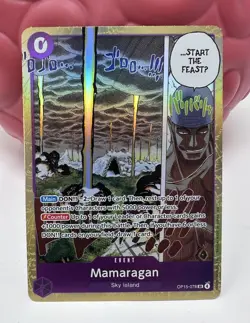 Mamaragan OP15-078 Event SR Holo One Piece Card TCG English NM - Image 1